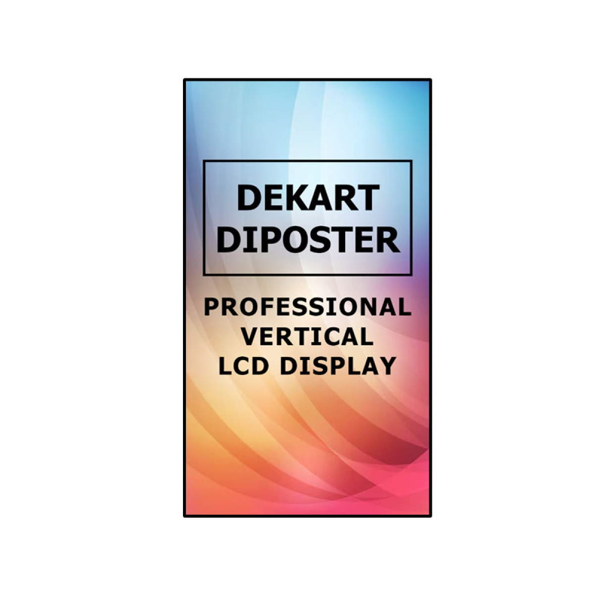 विज्ञापन के लिए 4K UHD वर्टिकल मॉनिटर विज्ञापन के लिए 4K UHD वर्टिकल मॉनिटर