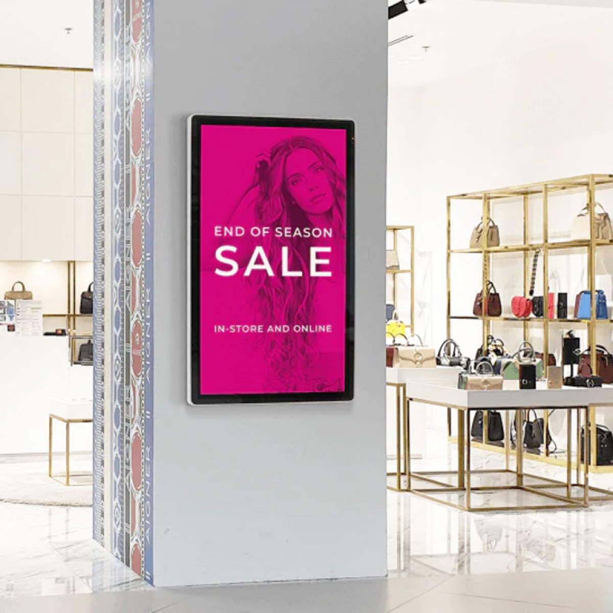 Ecrã comercial android 