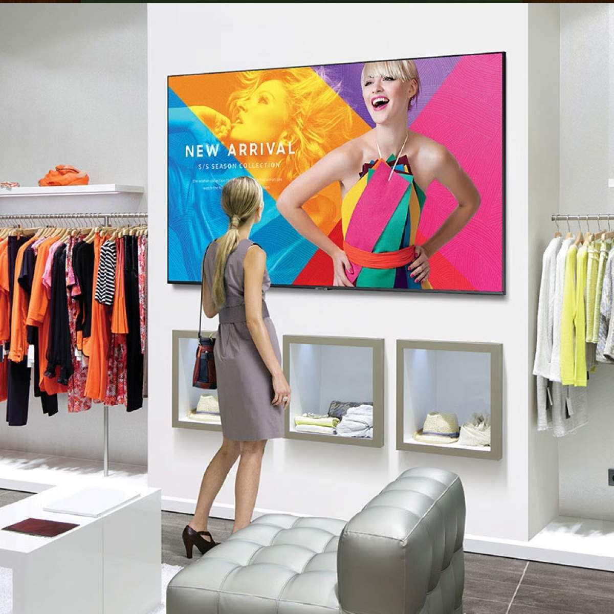 공공장소용 파손 방지 안내 모니터 공공장소용 파손 방지 안내 모니터