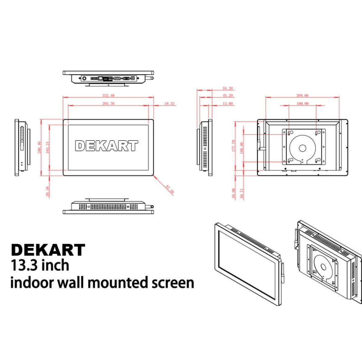Commercial display metal casing Commercial display metal casing