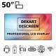 Écran professionnel dynamique 50" avec Android OS Dekart DISCREEN-50024-BK