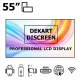 55" Kommersiell digital signage skärm Android med vandalskydd Dekart DISCREEN-55024-BK 55" Kommersiell digital signage skärm Android med vandalskydd Dekart DISCREEN-55024-BK
