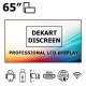 شاشة عرض إعلانية تجارية 65" بنظام أندرويد Dekart DISCREEN-65024-BK شاشة عرض إعلانية تجارية 65" بنظام أندرويد Dekart DISCREEN-65024-BK