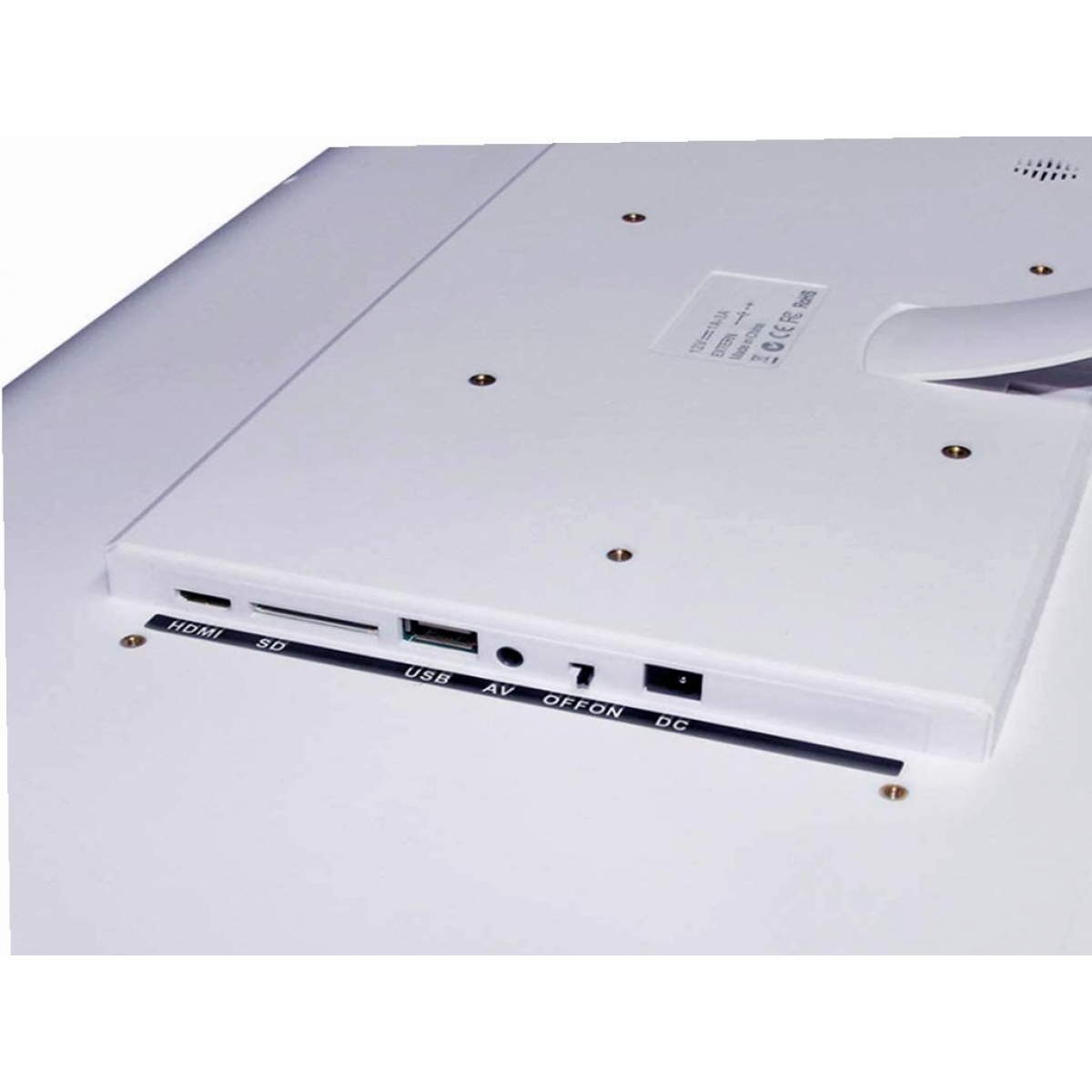 Monitor promocional pequeño de 13 pulgadas con bisel blanco Monitor promocional pequeño de 13 pulgadas con bisel blanco