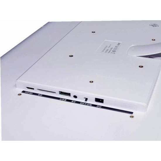 Monitor promosi kecil 13 inci dengan bingkai putih Monitor promosi kecil 13 inci dengan bingkai putih