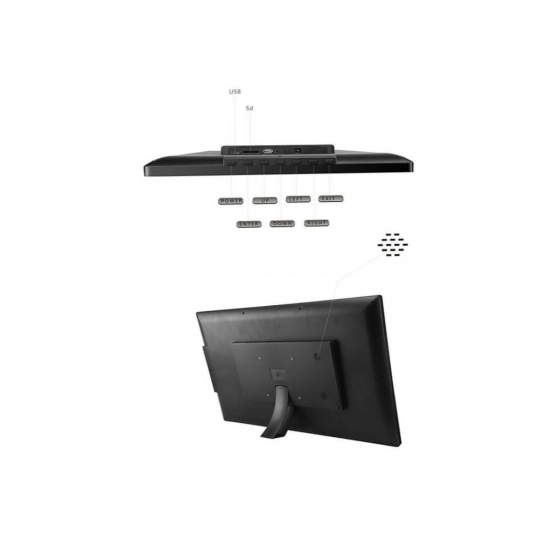 Écran publicitaire noir VESA 100x100 Écran publicitaire noir VESA 100x100
