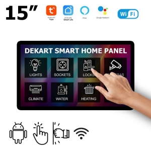 Панель управления Умным домом Настенный планшет 15" Android Dekart SMARTPANEL-15624-BK Панель управления Умным домом Настенный планшет 15" Android Dekart SMARTPANEL-15624-BK