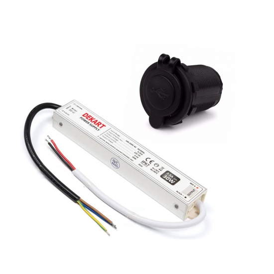 Chargeur USB étanche extérieur pour piscine Chargeur USB étanche extérieur pour piscine