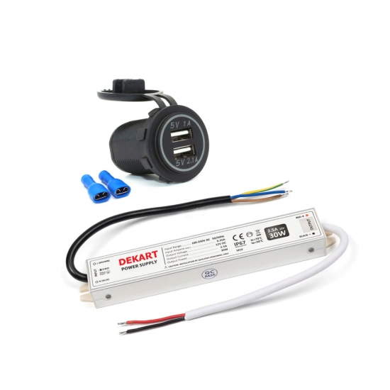 Trạm sạc USB kép ngoài trời Trạm sạc USB kép ngoài trời