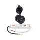 Outdoor USB Lader 21W Doppelanschluss – DEKART USBCO-0202-BK