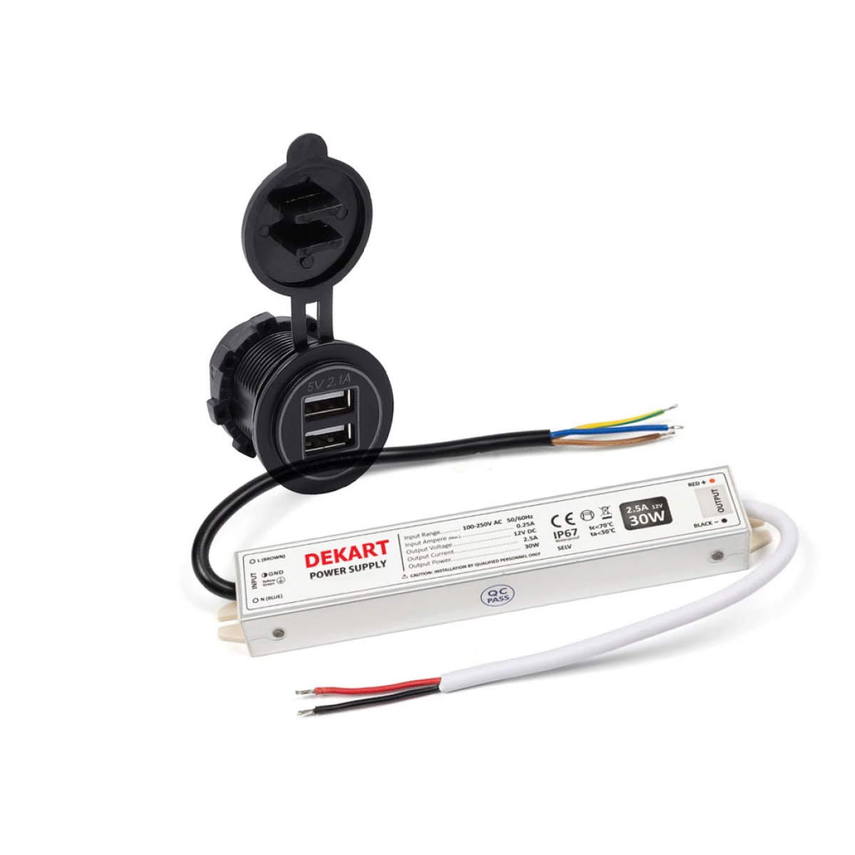 Presa USB per parchi giochi 