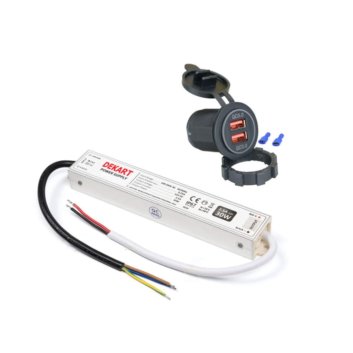 Outdoor waterproof USB charger for poolside Outdoor waterproof USB charger for poolside