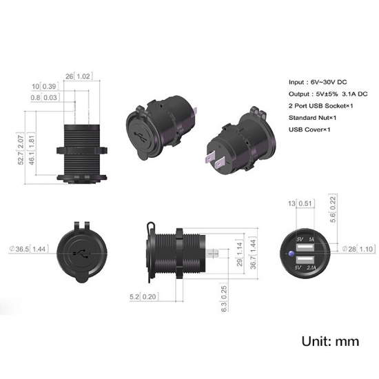 Modulo USB per camion