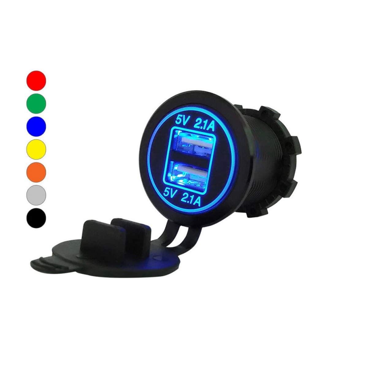 Araçlar için Çift USB Şarj Cihazı 4.2A – DEKART USBCT-0202-BK Araçlar için Çift USB Şarj Cihazı 4.2A – DEKART USBCT-0202-BK