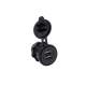 Podwójna ładowarka USB do pojazdów 4.2A – DEKART USBCT-0202-BK Podwójna ładowarka USB do pojazdów 4.2A – DEKART USBCT-0202-BK