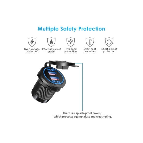 Araç paylaşımı için hızlı USB şarj Araç paylaşımı için hızlı USB şarj