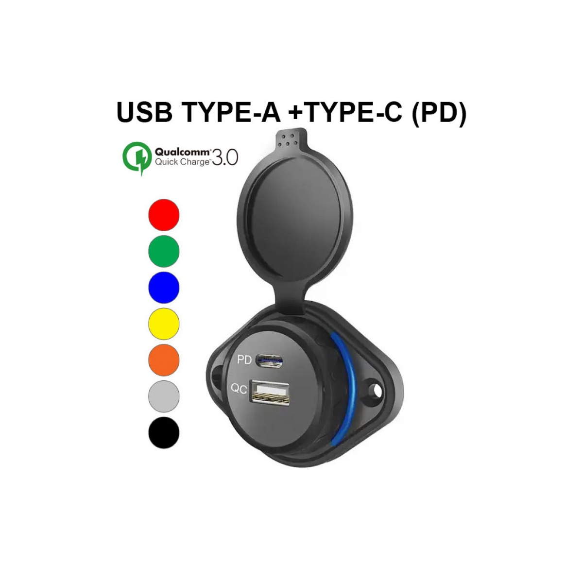 车载双USB充电器 35W – Dekart USBCT-1004-BK 车载双USB充电器 35W – Dekart USBCT-1004-BK