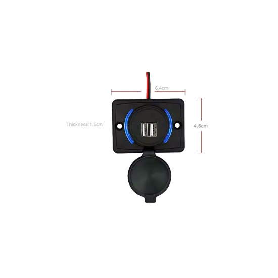 Простая USB розетка для автобуса и междугороднего автобуса Простая USB розетка для автобуса и междугороднего автобуса