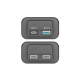 Ytmonterad USB-uttag för fordon 30W PD&QC3.0 – USBCT-1204-BK Ytmonterad USB-uttag för fordon 30W PD&QC3.0 – USBCT-1204-BK
