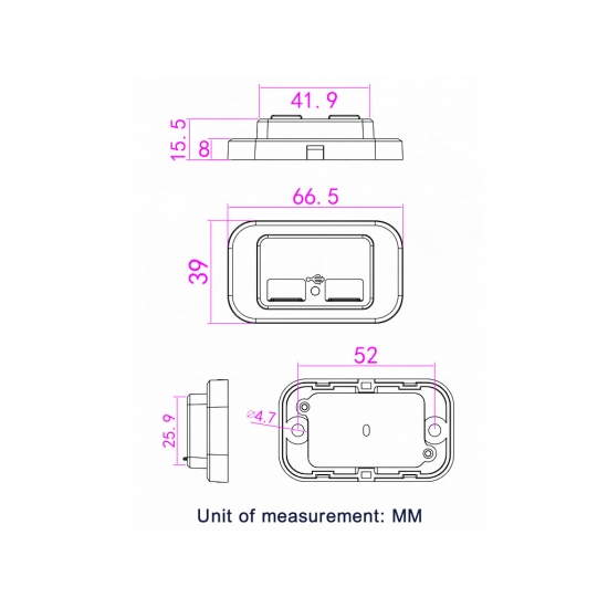 مقبس USB للشحن مقبس USB للشحن