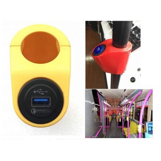 Point de charge USB pour bus
