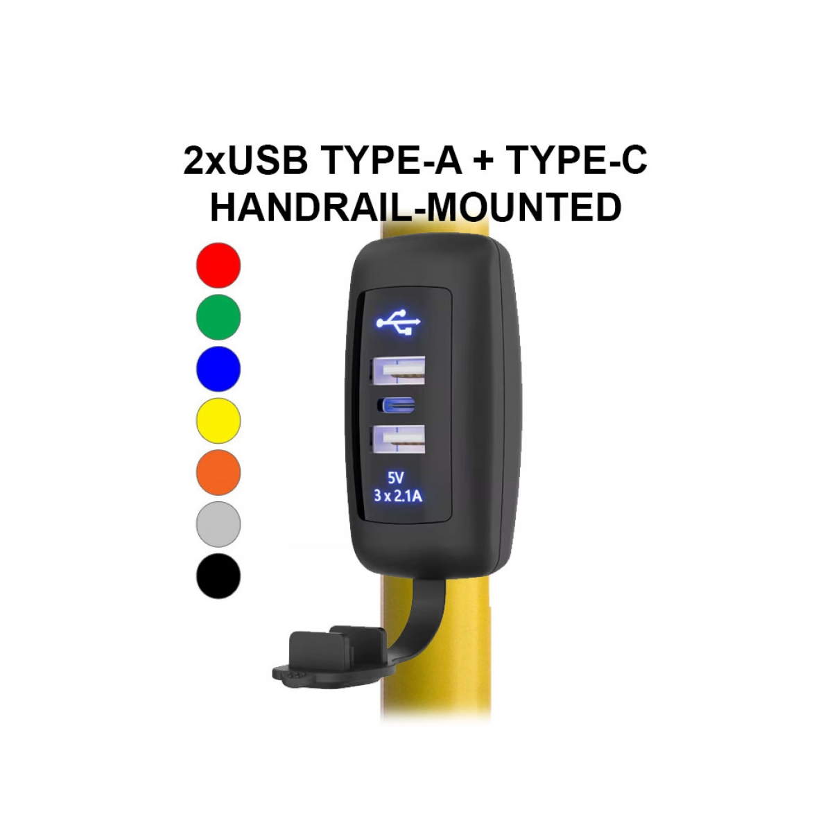 वाहनों के लिए USB चार्जिंग सॉकेट 12-24V – Dekart USBCT-9101-BK वाहनों के लिए USB चार्जिंग सॉकेट 12-24V – Dekart USBCT-9101-BK