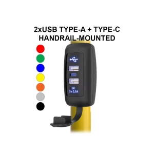 USB розетка на поручень для городского транспорта Dekart USBCT-9101-BK USB розетка на поручень для городского транспорта Dekart USBCT-9101-BK