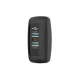 Ładowarka USB do poręczy transportu publicznego 12-24V – Dekart USBCT-9105-BK Ładowarka USB do poręczy transportu publicznego 12-24V – Dekart USBCT-9105-BK