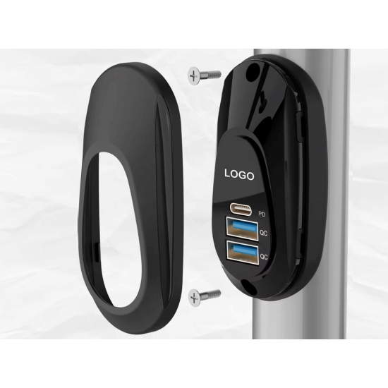 3 портовая быстрая usb розетка для общественного транспорта 3 портовая быстрая usb розетка для общественного транспорта