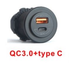 USB зарядка скрытой установки c резьбовой гайкой (для транспорта) USB зарядка скрытой установки c резьбовой гайкой (для транспорта)