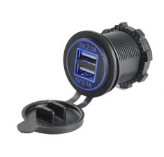 RDU-2013-242 USB-Ladegerät für versteckte Installation mit Gewindemutter (für Transport) 2 Ports, 4.2A RDU-2013-242 USB-Ladegerät für versteckte Installation mit Gewindemutter (für Transport) 2 Ports, 4.2A