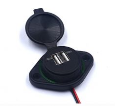 RDU-310-2UQC3.0 USB быстрая зарядка накладная (для транспорта) с подсветкой QC3.0 4,8А RDU-310-2UQC3.0 USB быстрая зарядка накладная (для транспорта) с подсветкой QC3.0 4,8А