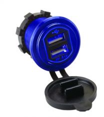 USB зарядка скрытой установки c резьбовой гайкой (для транспорта) USB зарядка скрытой установки c резьбовой гайкой (для транспорта)
