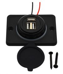 RDU-350-3U USB зарядка накладная (для транспорта) с подсветкой RDU-350-3U USB зарядка накладная (для транспорта) с подсветкой