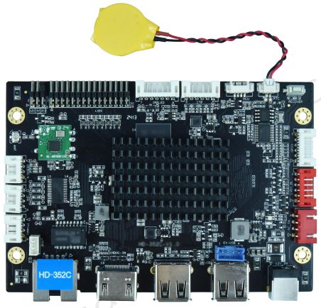 Carte mère HD-352C — vue de dessus Carte mère HD-352C — vue de dessus