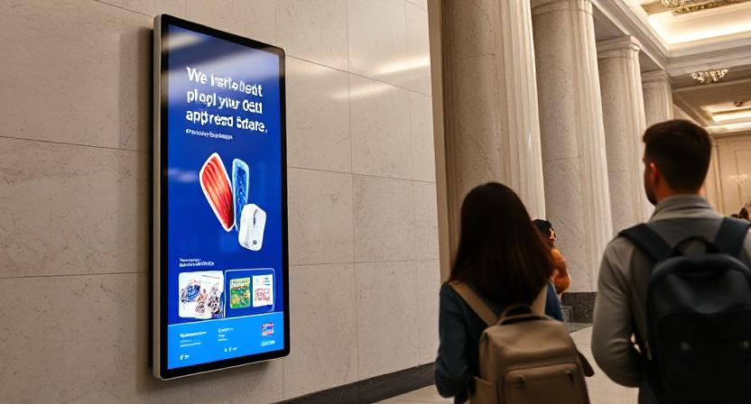 Вертикальные LCD-мониторы в общественных местах и государственных учреждениях